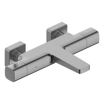 KFA Armatura 5754-010-61 - Termostatisk badkarsblandare MALAGA metallicgrå