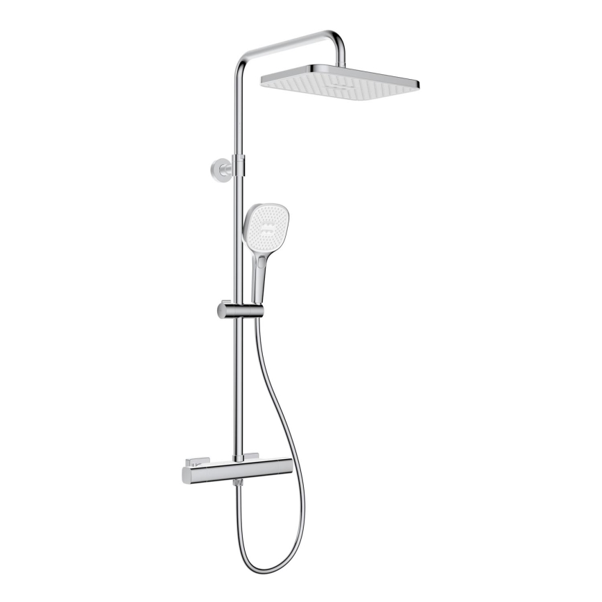 KFA Armatura 5756-910-00 - Duschset med termostatblandare MALAGA, polerad krom