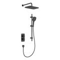 KFA Armatura 5759-301-81 - Duschset med termostatisk inbyggnadsblandare MALAGA svart