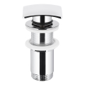 KFA Armatura 660-453-00 - Tvättställsavlopp utan bräddavlopp CLICK-CLACK 7x7 cm skinande krom