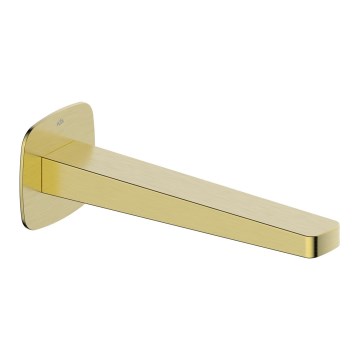 KFA Armatura 836-007-31 - MALAGA utloppspip för infälld installation, borstad guld