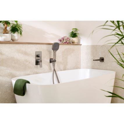 KFA Armatura 836-007-61 - Utloppspip för infälld montering MALAGA, metallicgrå