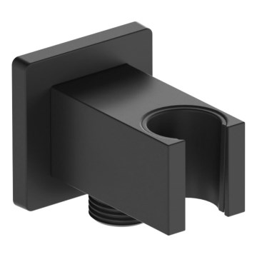 KFA Armatura 845-051-81 - Vinklad duschhållare med utlopp LOGON mässing/matt svart