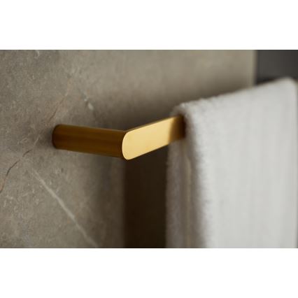 KFA Armatura 864-026-31 - Handdukshängare för vägg 47 cm rostfri/mark guld