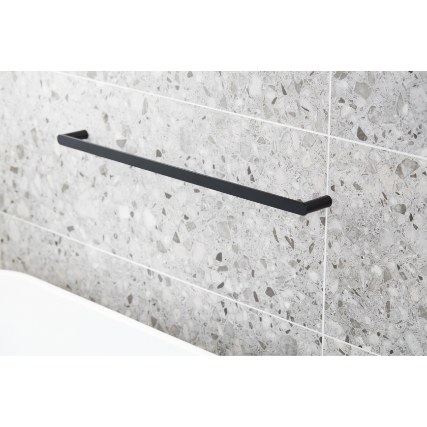 KFA Armatura 864-026-81 - Handdukshängare för vägg 47 cm rostfri/matt svart