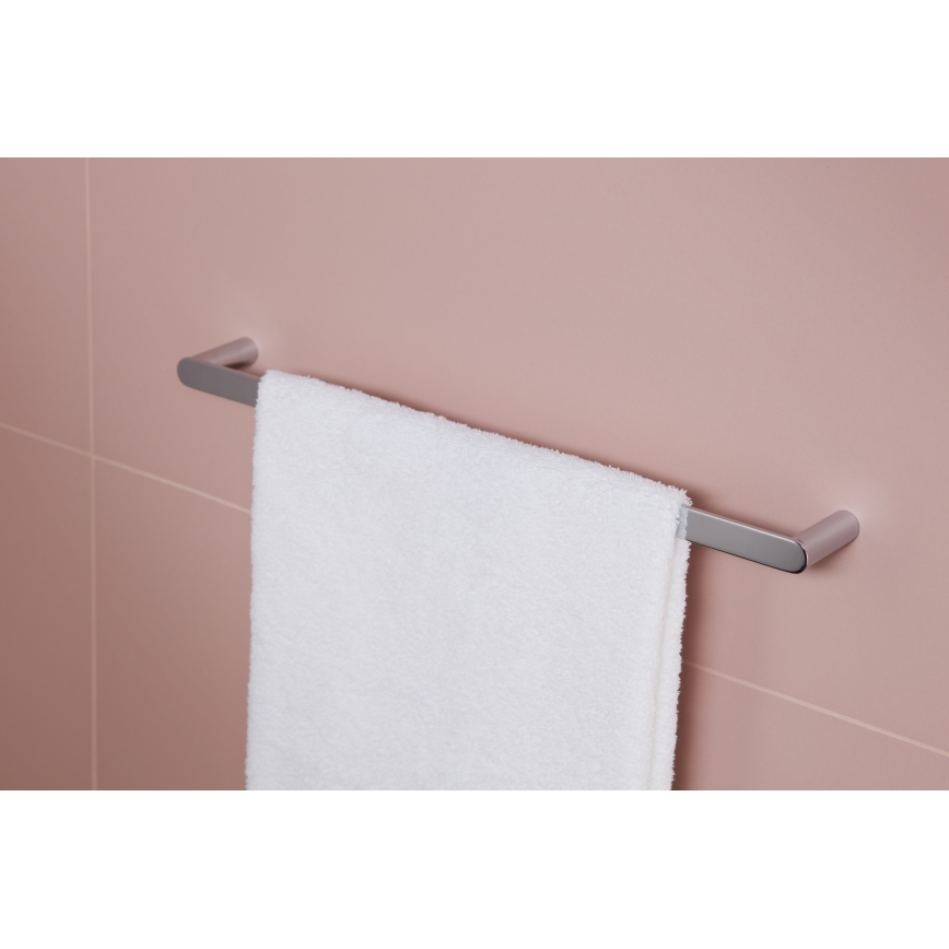 KFA Armatura 864-027-00 - Handdukshängare för vägg 62 cm skinande krom