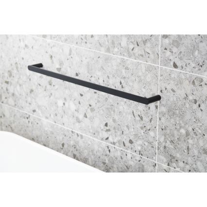 KFA Armatura 864-027-81 - Handdukshängare för vägg 62 cm rostfri/matt svart