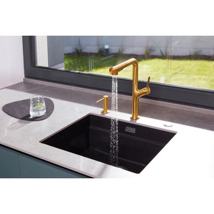 KFA Armatura 990-100-31 - Infälld tvåldispenser DUERO rostfri/mark guld