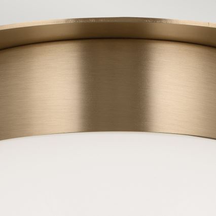 Kichler KL-ALBERS-F-G-CPZ-Taklampa ALBERS 1xE27/40W/230V Ø20,3 cm guld