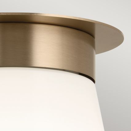 Kichler - Taklampa ALBERS 1xE27/40W/230V Ø 21,6 cm brons