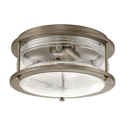 Kichler - Utomhusarmatur ASHLANDBAY 1xE27/60W/230V IP44 brons