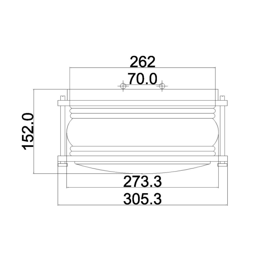 Kichler - Utomhusarmatur ASHLANDBAY 1xE27/60W/230V IP44 brons