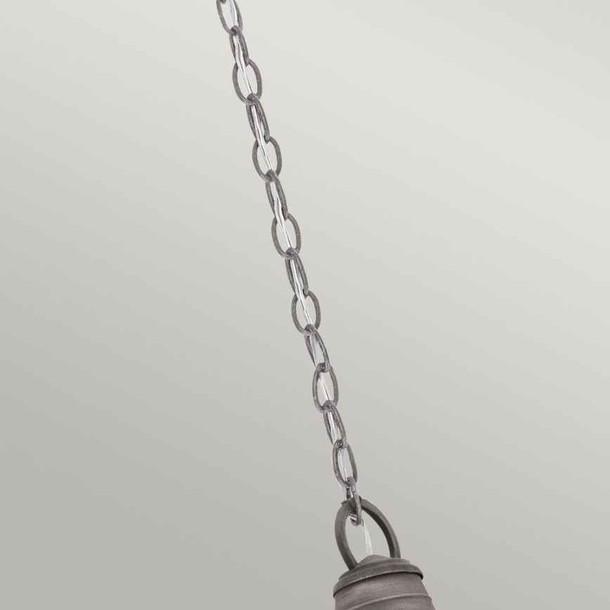 Kichler - Utomhus ljuskrona på kedja BRIDGE POINT 1xE27/60W/230V IP44