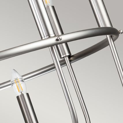 Kichler - Ljuskrona på kedja CAPITOL HILL 12xE14/40W/230V mattkrom