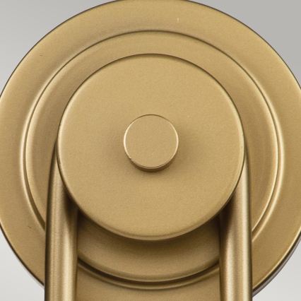 Kichler - Vägglampa CAPITOL HILL 2xE14/40W/230V guldfärgad