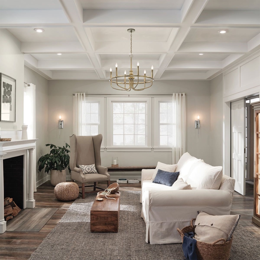 Kichler - Ljuskrona på kedja CAPITOL HILL 6xE14/40W/230V