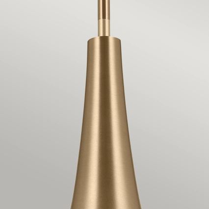 Kichler - Pendelkrona DEELA 1xE27/60W/230V diameter 17,8 cm mässing