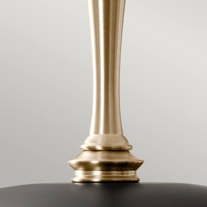 Kichler - Ljuskrona på kedja DELAROSA 1xE27/60W/230V svart/mässing