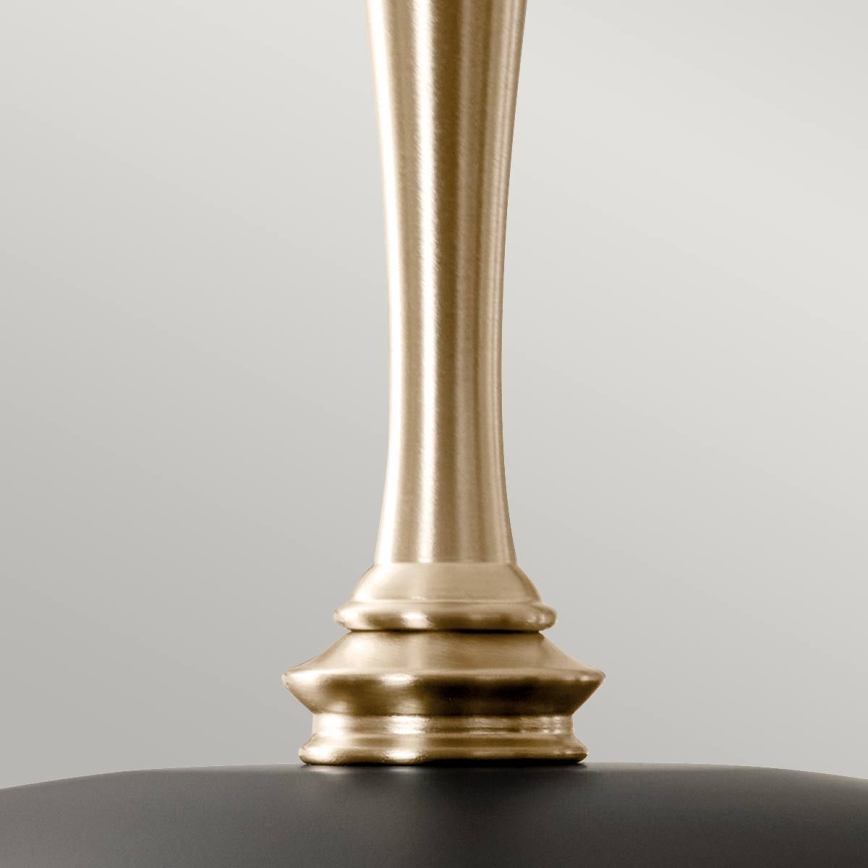 Kichler - Ljuskrona på kedja DELAROSA 1xE27/60W/230V svart/mässing