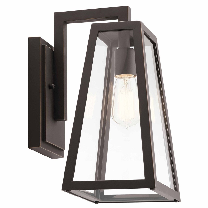 Kichler - Vägglampa för utomhusbruk DELISON 1xE27/60W/230V IP44