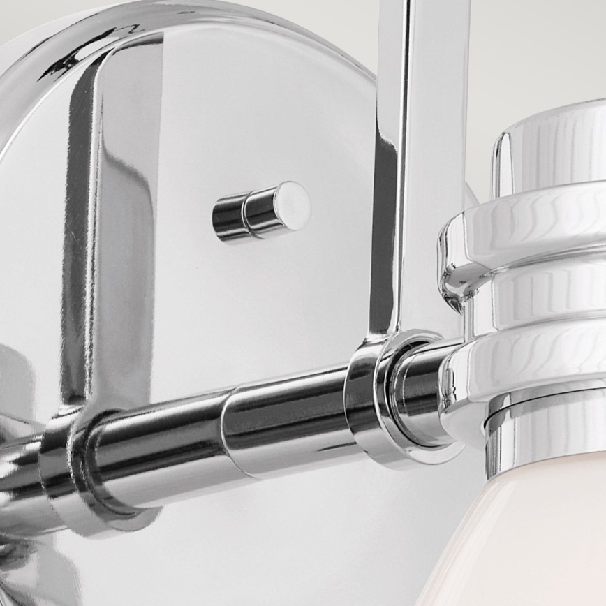 Kichler - LED vägglampa för badrum FARUM 1xG9/3W/230V IP44 skinande krom