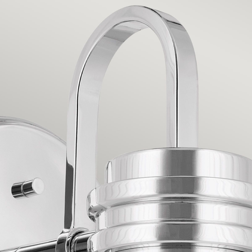 Kichler - LED vägglampa för badrum FARUM 1xG9/3W/230V IP44 skinande krom