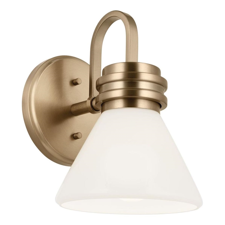 Kichler - LED vägglampa för badrum FARUM 1xG9/3W/230V IP44 mässing