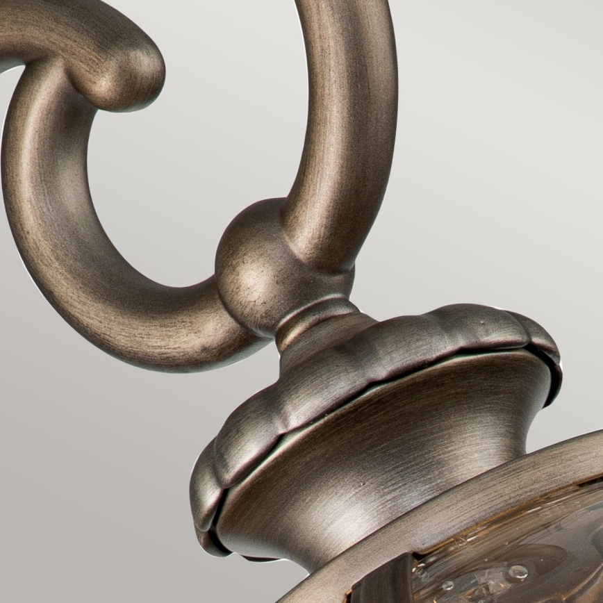 Kichler - Utomhusvägglampa HALLERON 3xE14/40W/230V IP44