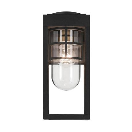 Kichler - Utomhusvägglampa HONE S 1xE27/60W/230V IP44 svart