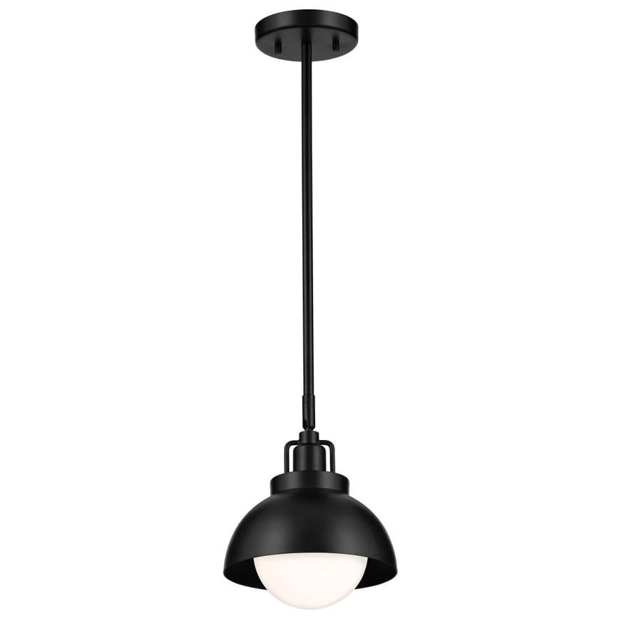Kichler - Vägglampa NIVA 1xE27/40W/230V svart