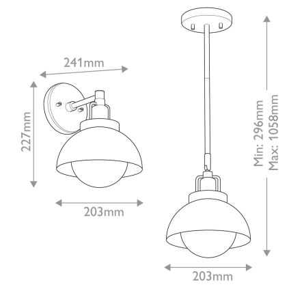 Kichler - Vägglampa NIVA 1xE27/40W/230V mässing