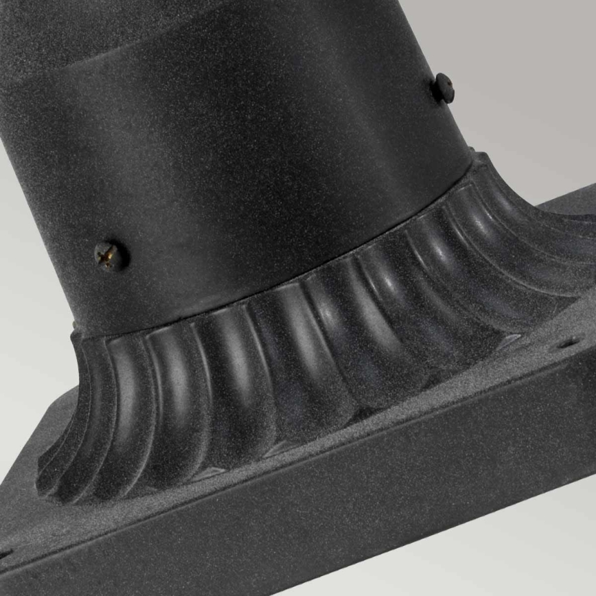 Kichler - Utomhuslampa RIVERWOOD 1xE27/60W/230V IP44 svart