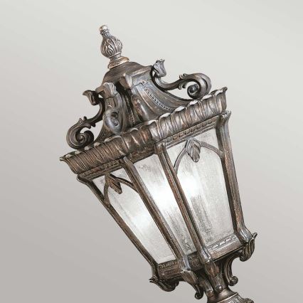 Kichler - Utomhuslampa TOURNAI 2xE14/60W/230V IP44 bronsfärgad