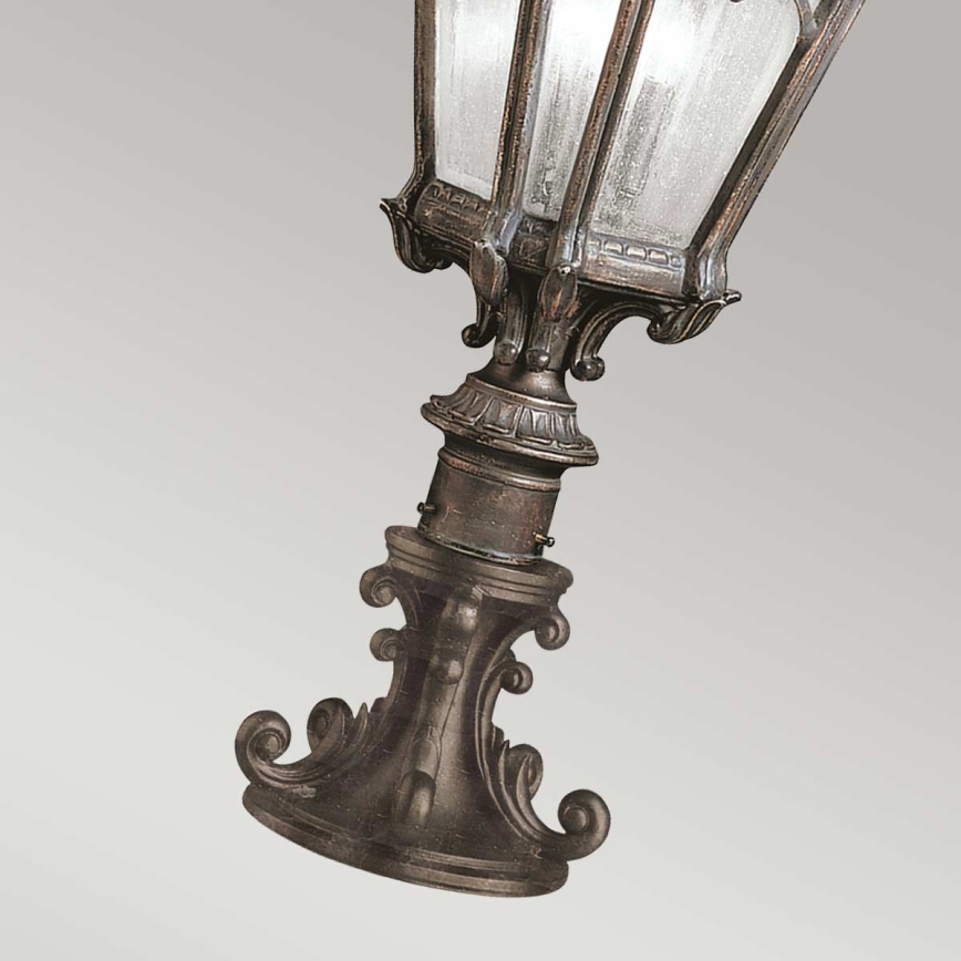 Kichler - Utomhuslampa TOURNAI 2xE14/60W/230V IP44 bronsfärgad