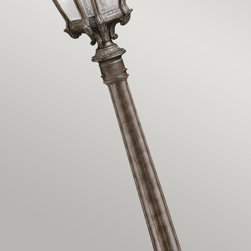 Kichler - Utomhuslampa TOURNAI 1xE27/60W/230V IP44 brons