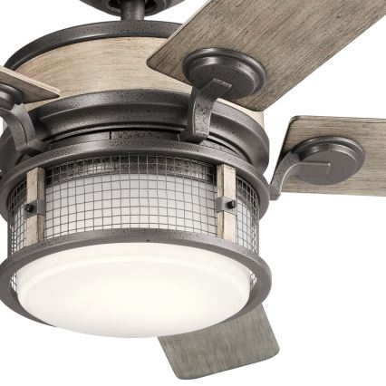 Kichler - LED dimbar takfläkt AHRENDALE LED/10W/230V IP44 + fjärrkontroll