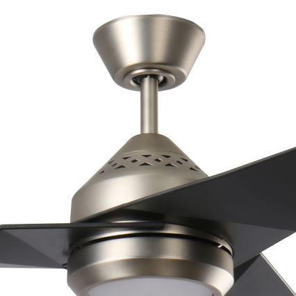 Kichler - LED dimbar takfläkt JADE LED/18W/230V svart + fjärrkontroll