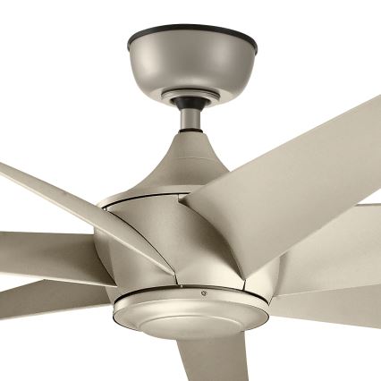 Kichler - Takfläkt LEHR IP44 med fjärrkontroll