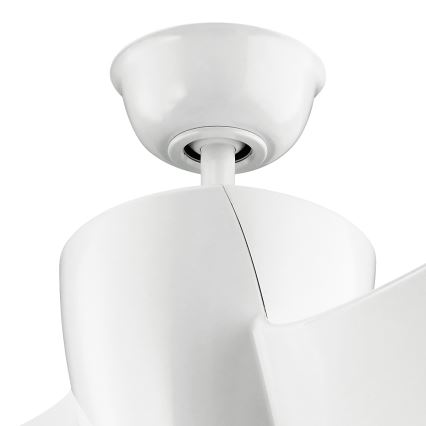 Kichler - LED dimbar takfläkt PHREE LED/10W/230V vit + fjärrkontroll