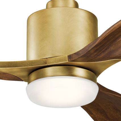 Kichler - LED dimbar takfläkt RIDLEY LED/14W/230V körsbär + fjärrkontroll