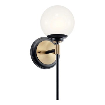 Kichler - LED badrumsvägglampa BENNO 2xG9/3W/230V guldfärgad IP44