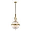 Kichler - Ljuskrona på stång ASTER 3xE14/60W/230V mässing