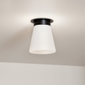Kichler - Taklampa ALBERS 1xE27/40W/230V Ø 21,6 cm svart