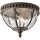 Kichler - Taklampa för utomhusbruk HALLERON 3xE14/40W/230V IP44 antracit