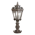 Kichler - Utomhuslampa TOURNAI 2xE14/60W/230V IP44 bronsfärgad