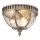 Kichler - Utomhustaklampa HALLERON 3xE14/40W/230V IP44