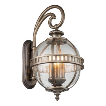 Kichler - Utomhusvägglampa HALLERON 3xE14/40W/230V IP44