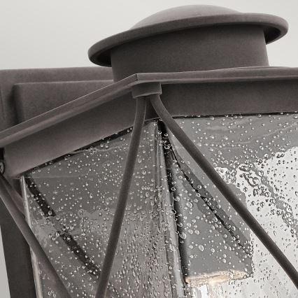 Kichler - Vägglampa för utomhusbruk ARGYLE 1xE27/100W/230V IP44 antracit