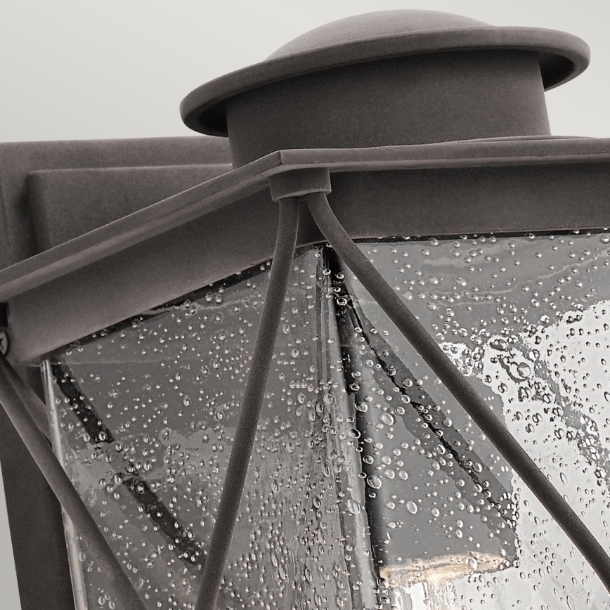 Kichler - Vägglampa för utomhusbruk ARGYLE 1xE27/100W/230V IP44 antracit