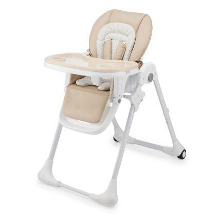 KINDERKRAFT - 2-i-1 barnmatstol TUMMIE beige